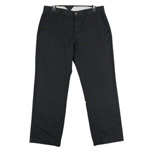 Volcom Frickin Modern Stretch Chino Pants Womens 33 Black Straight Leg Skate‎